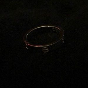 Love inspired screw ring.